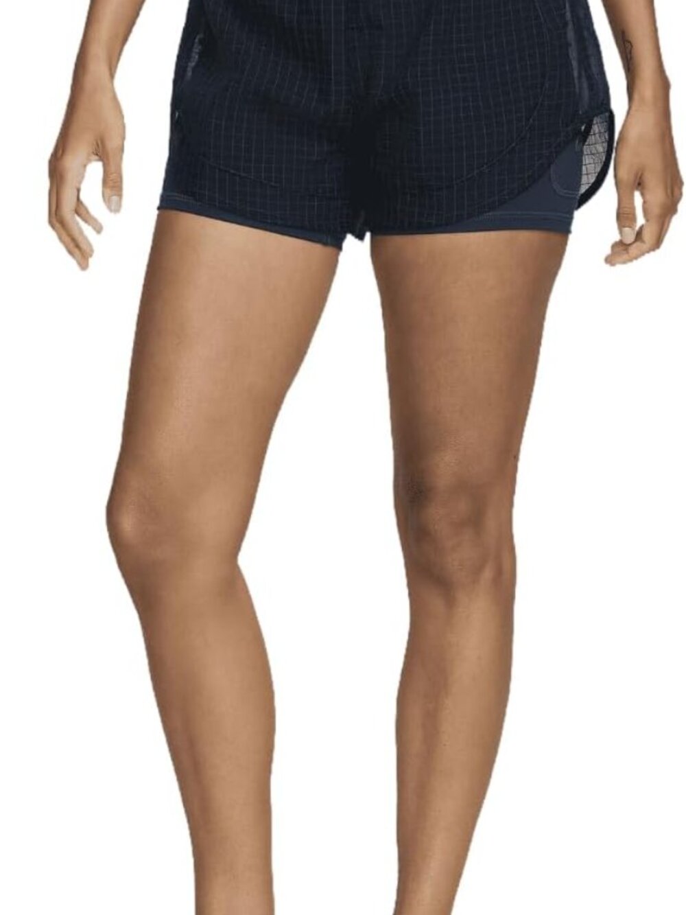 NIKE WOMENS RUNNING DIVISION DRI-FIT MID RISE 3" 2-IN-1 RUNNING SHORTS - Picture 4 of 12
